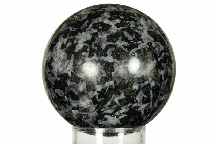 Polished, Indigo Gabbro Sphere - Madagascar #196195